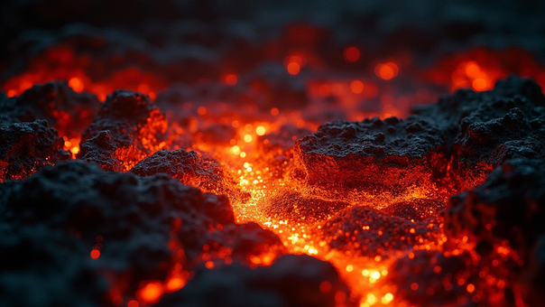 Free Lava Aesthetic Molten Texture illustration and picture