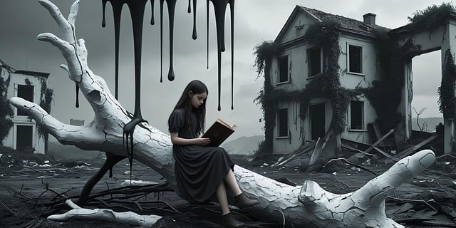 Free Girls Black And White illustration and picture