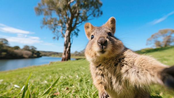 Quokka, Dyr, Australien, Natur, Dyreliv