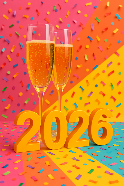 Free New Year Celebration illustration and picture