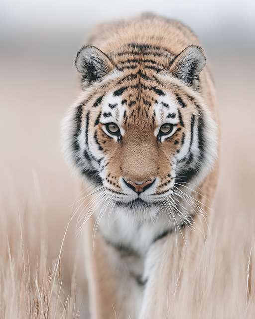 Tiger, Portrett, Lukk, Opp, Blå, Øyne