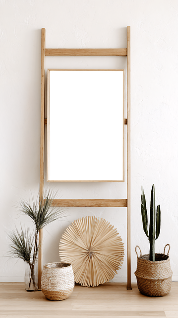 Free ai generated boho mockup illustration