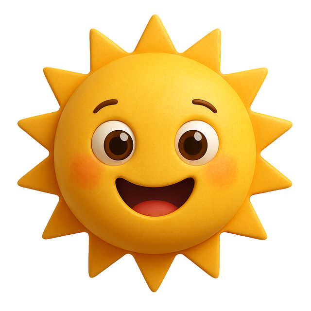 Free ai generated sun star illustration