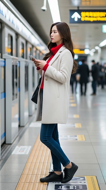 Ai Gegenereerd, Vrouw, Metro, Stad, Mode