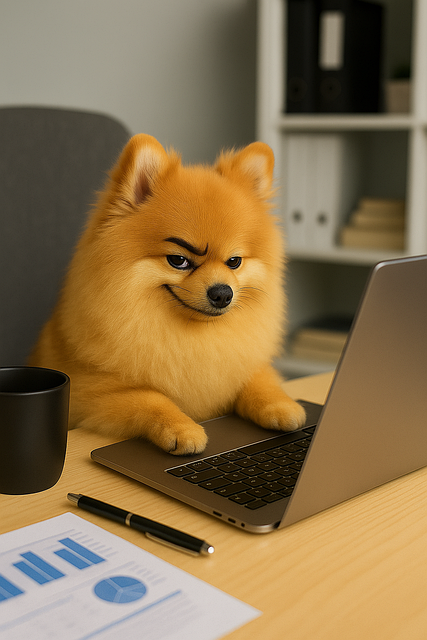 Morsom Hund, Forretningshund, Kontorhund