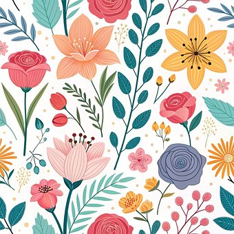 Free Floral Pattern illustration and picture