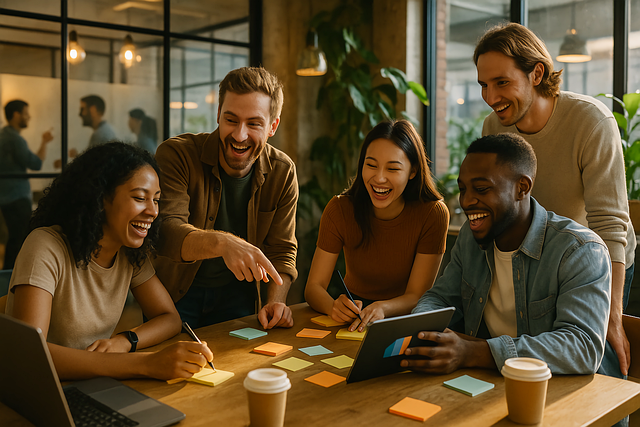 Free Brainstorming Leadership illustration and picture