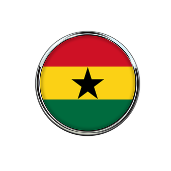 Ghana, Flagge, Symbol, National, Land
