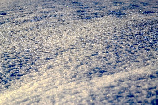 Blau, Weiß, Grau, Glitzernder Schnee