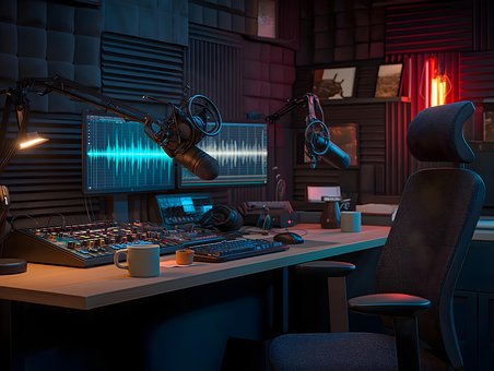 Free Podcast Podcast Studio illustration and picture