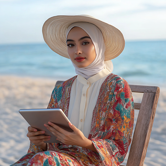 Free Muslim Woman Hijab illustration and picture