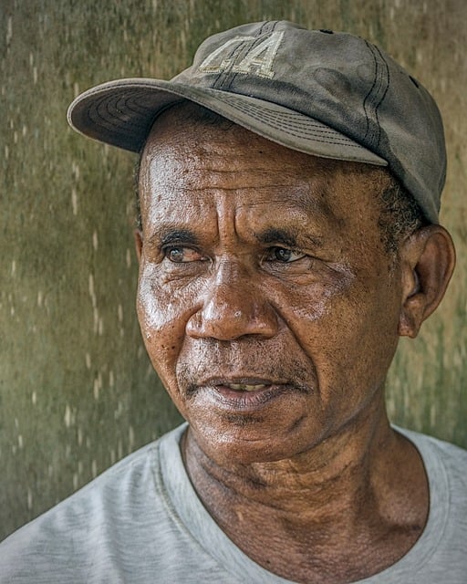 Hombre, Retrato, Sudoroso