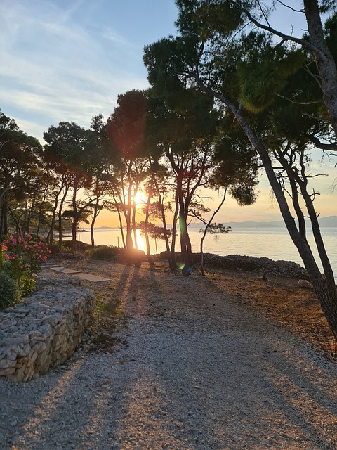 Playa, Piedras, Croacia, El Verano, Sol