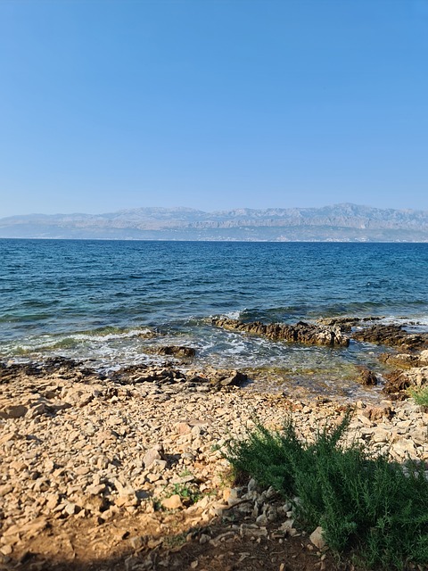 Playa, Piedras, Croacia, El Verano, Sol