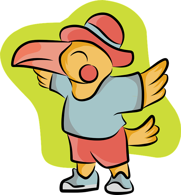 Free Cartoon Bird vector and picture