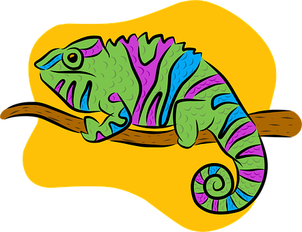 Free Chameleon Reptile vector and picture