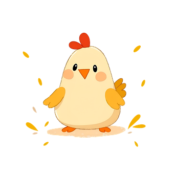 เจี๊ยบ, ไก่, น่ารัก, นก