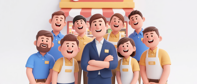 Free Ai Generated Store Manager illustration and picture