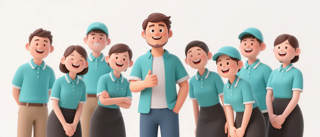 Free Entrepreneur Catering Team illustration and picture