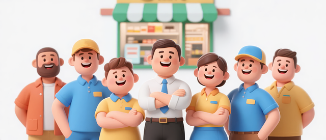 Free Entrepreneur Catering Team illustration and picture