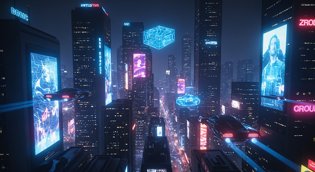 Free City Cityscape illustration and picture
