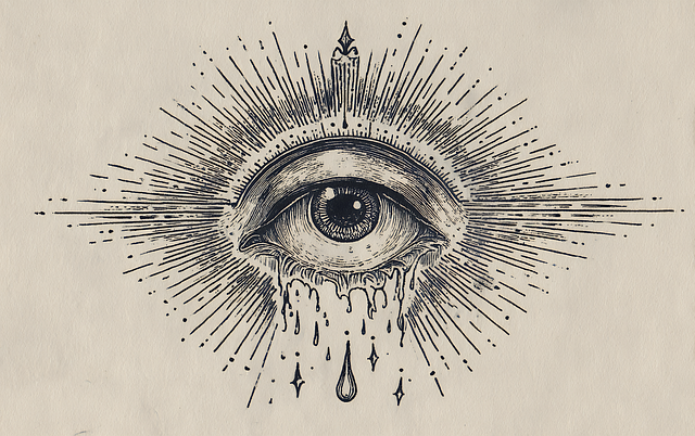 Free eye mystical esoteric illustration