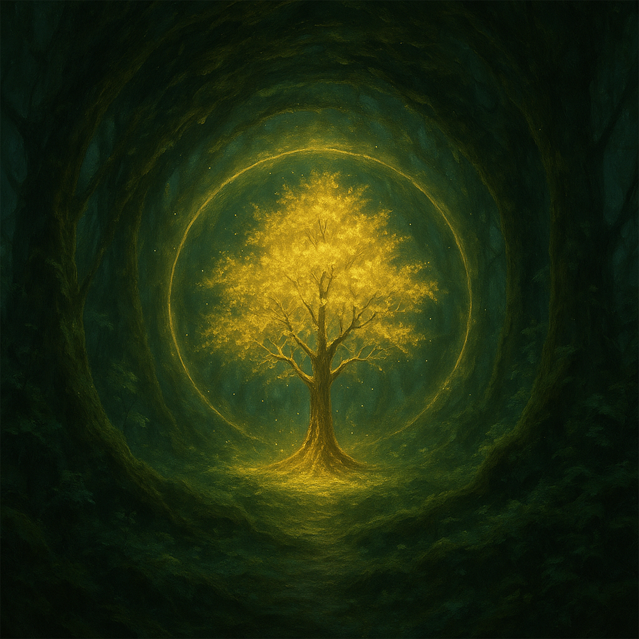 金树 梦幻森林 发光的树 - Pixabay上的免费图片