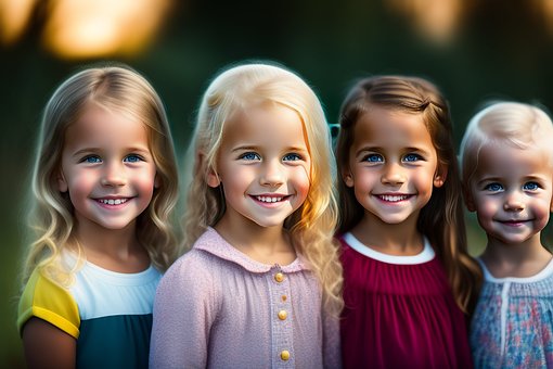 Free Groups Girl illustration and picture