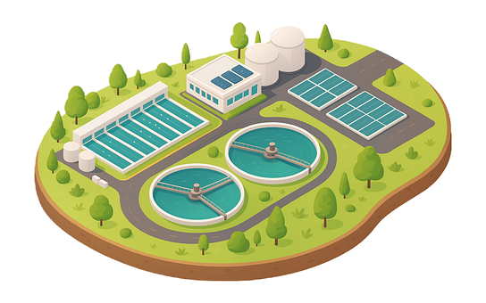 Free Wastewater Treatment vector and picture