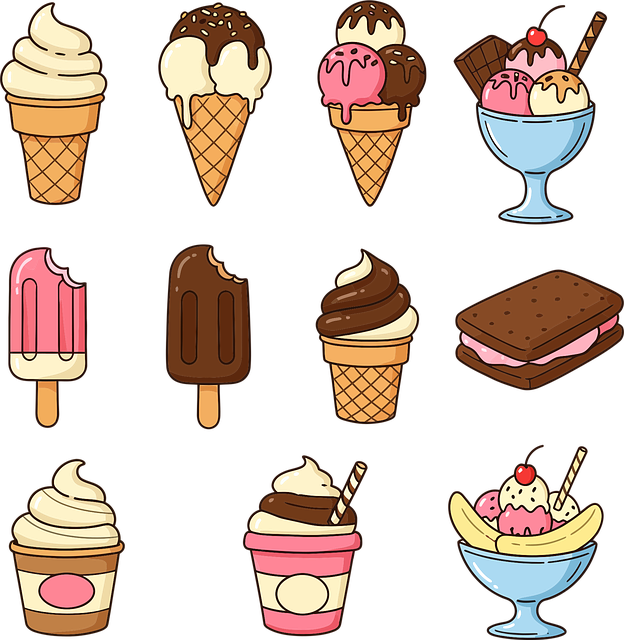 Free ice cream dessert sweet vector