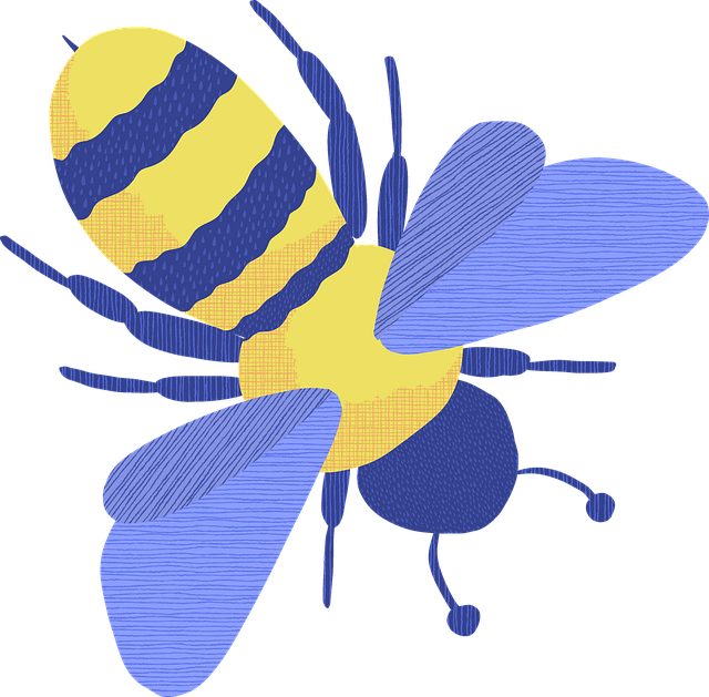 Download free HD stock image of Bee Wasp Free bee wasp insect illustration