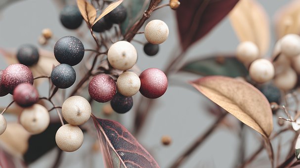 Herbst, Beeren, Ferien, Natur, Blätter