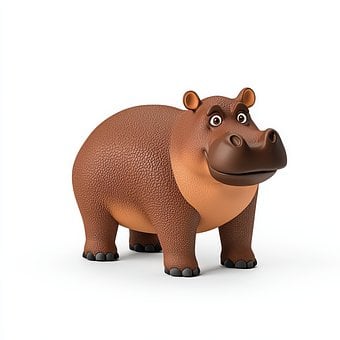 Free Hippopotamus Hippo illustration and picture