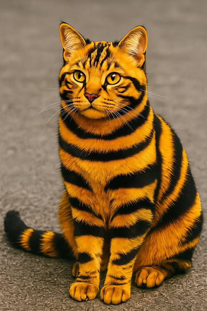 Cat, Tiger Katt, Stripet Katt