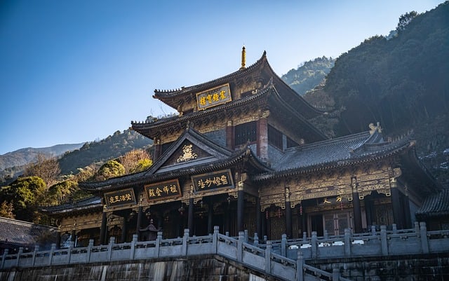 Templom, Mian Ning, Si Chuan, Természet