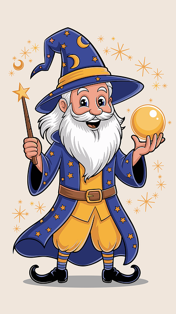 Free ai generated wizard magician vector