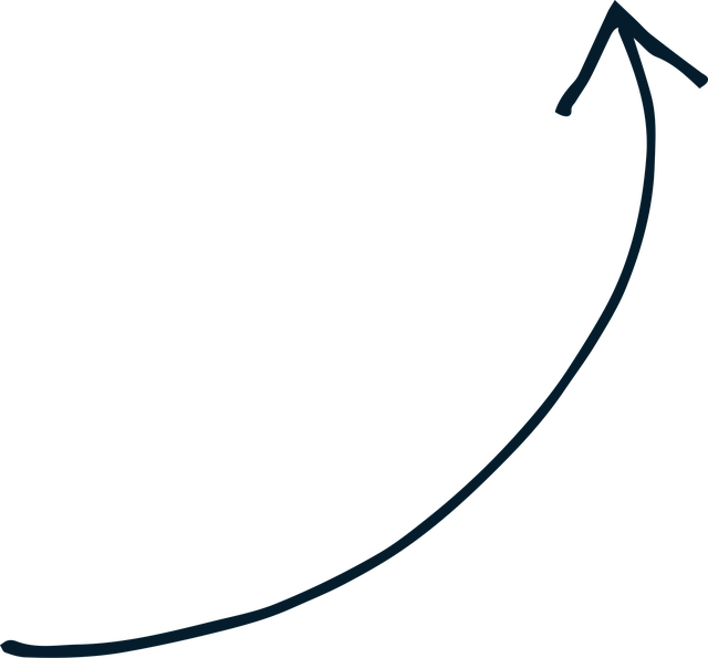 Free arrow doodle hand drawn vector
