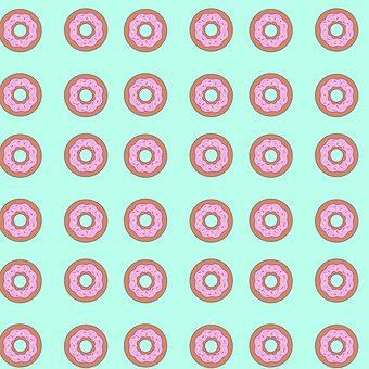 Free Donuts Pattern illustration and picture