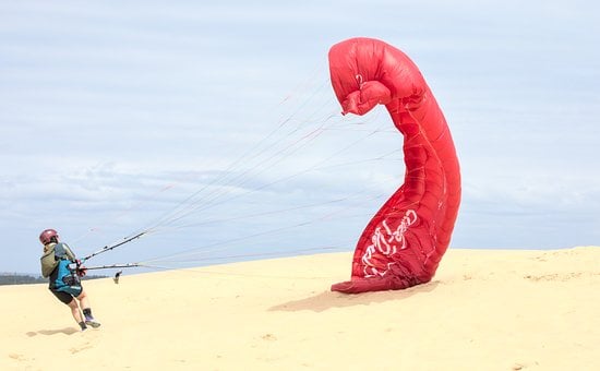 Free Paragliding Flying photo and picture