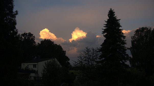 Sonnenuntergang Wolken