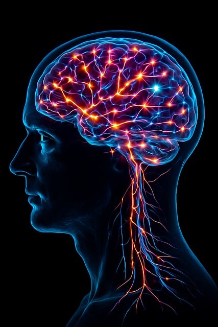 Free ai generated brain neurons illustration