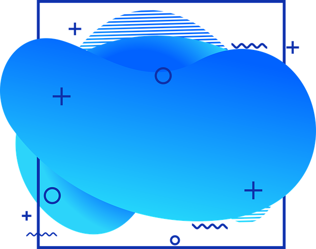 Free gradient liquid background illustration
