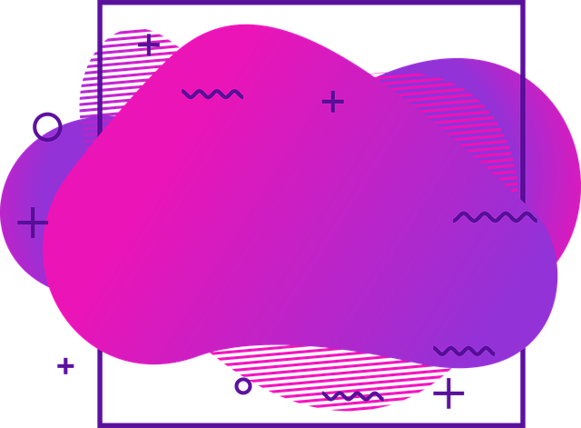 Free gradient liquid background illustration