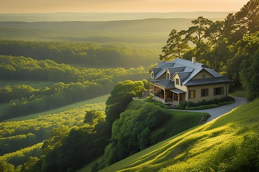 Linda Casa No Penhasco