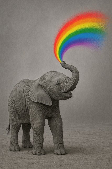 Free ai generated elephant proud illustration