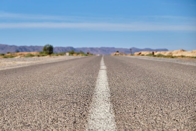 Straße, Asphalt, Marokko