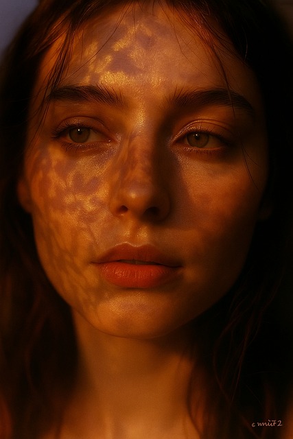 Porträt, Frau, Augen, Natur, Gesicht