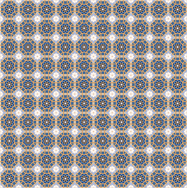 Free background geometric ornament vector