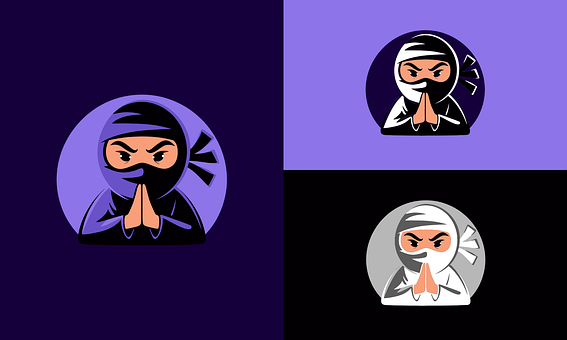 Karikatúra, Ninja, Bojovník, Maska