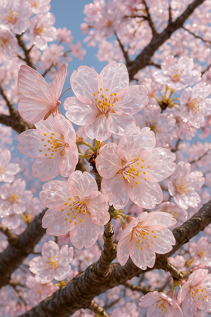 Kirschblüten, Sakura, Frühlingsblüten